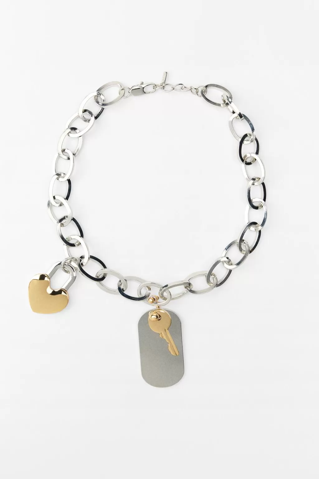 ZARA COLLAR CADENA CHARMS<Mujer Accesorios / Bisuteria