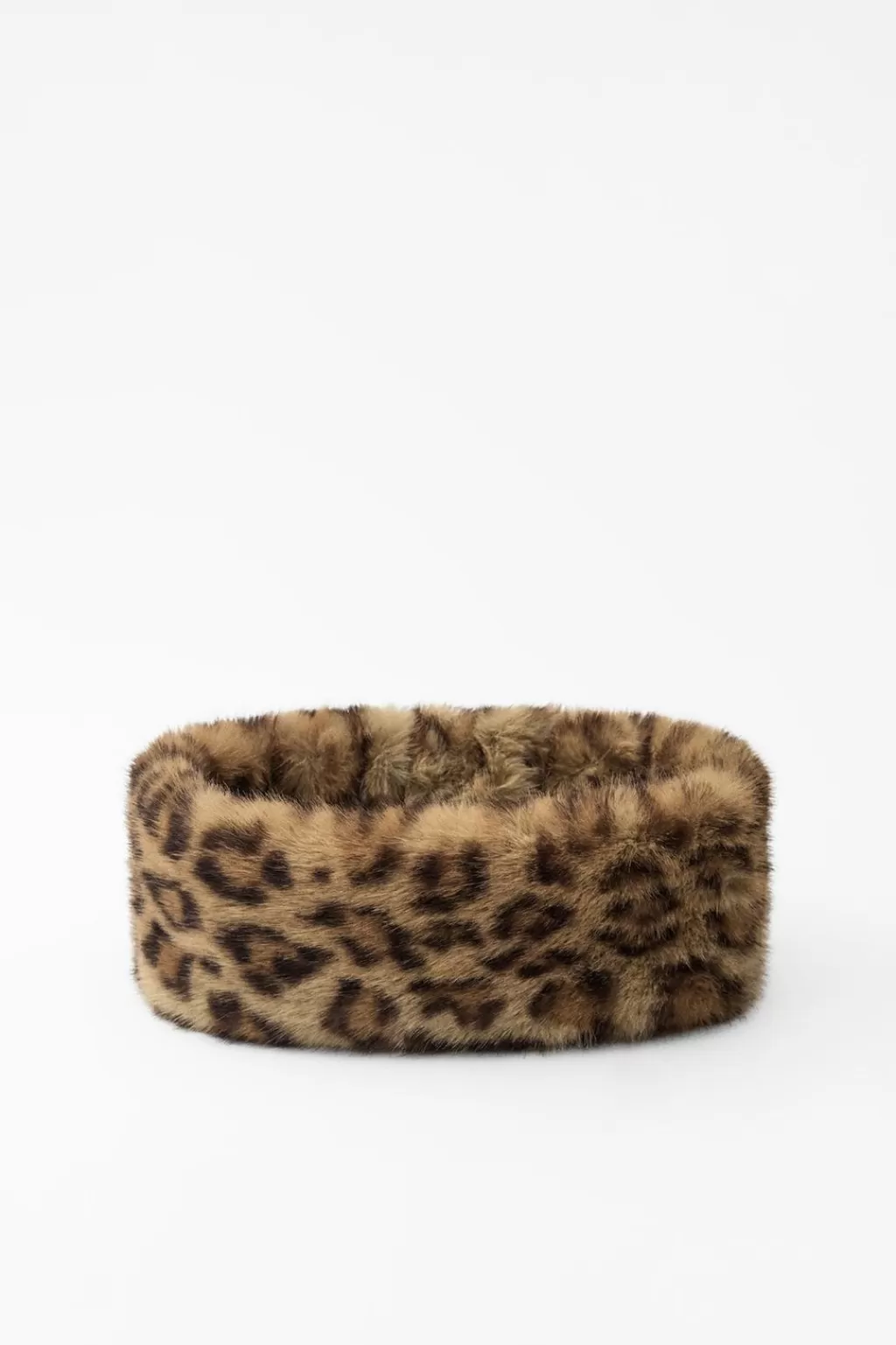 ZARA DIADEMA TURBANTE EFECTO PELO ESTAMPADO ANIMAL<Mujer Accesorios / Bisuteria