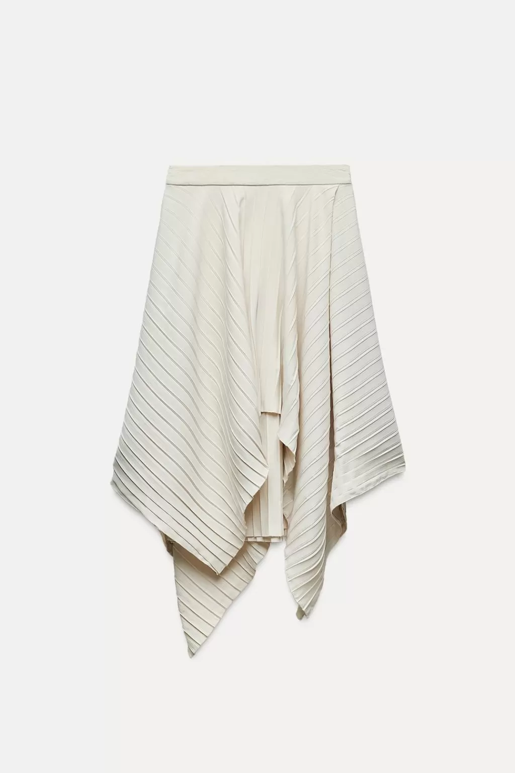 ZARA FALDA ASIMÉTRICA PLISADA<Mujer Faldas / Shorts