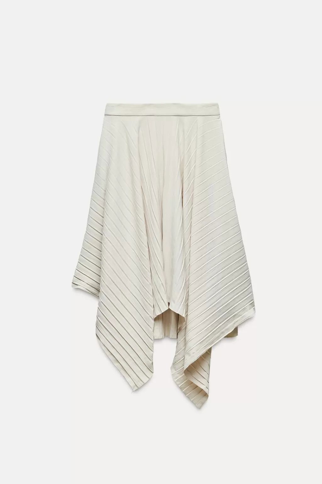 ZARA FALDA ASIMÉTRICA PLISADA<Mujer Faldas / Shorts