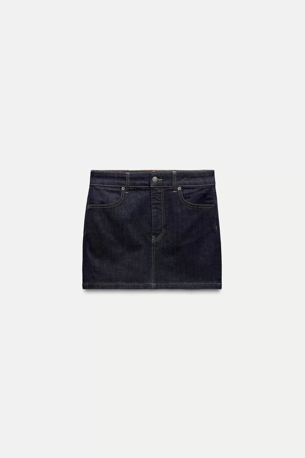 ZARA FALDA CORTA DENIM ZW COLLECTION<Mujer Faldas / Shorts