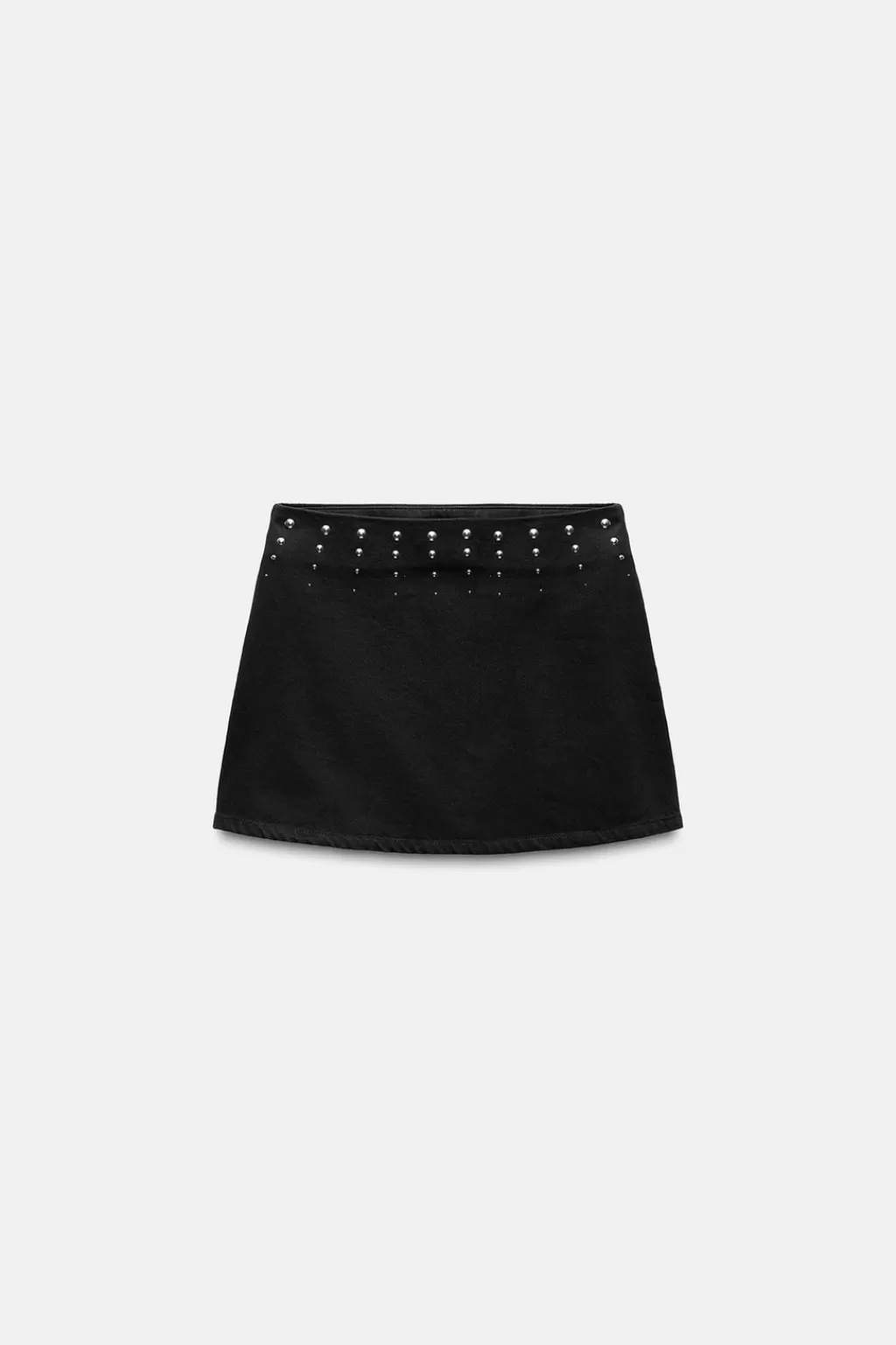 ZARA FALDA Z1975 MINI DENIM TACHAS<Mujer Faldas / Shorts