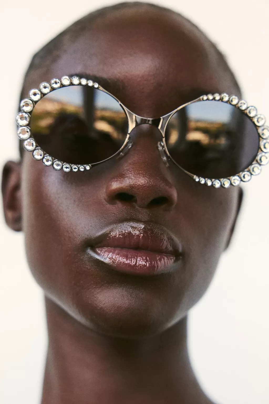 ZARA GAFAS DE SOL OVALADAS JOYAS<Mujer Accesorios / Bisuteria