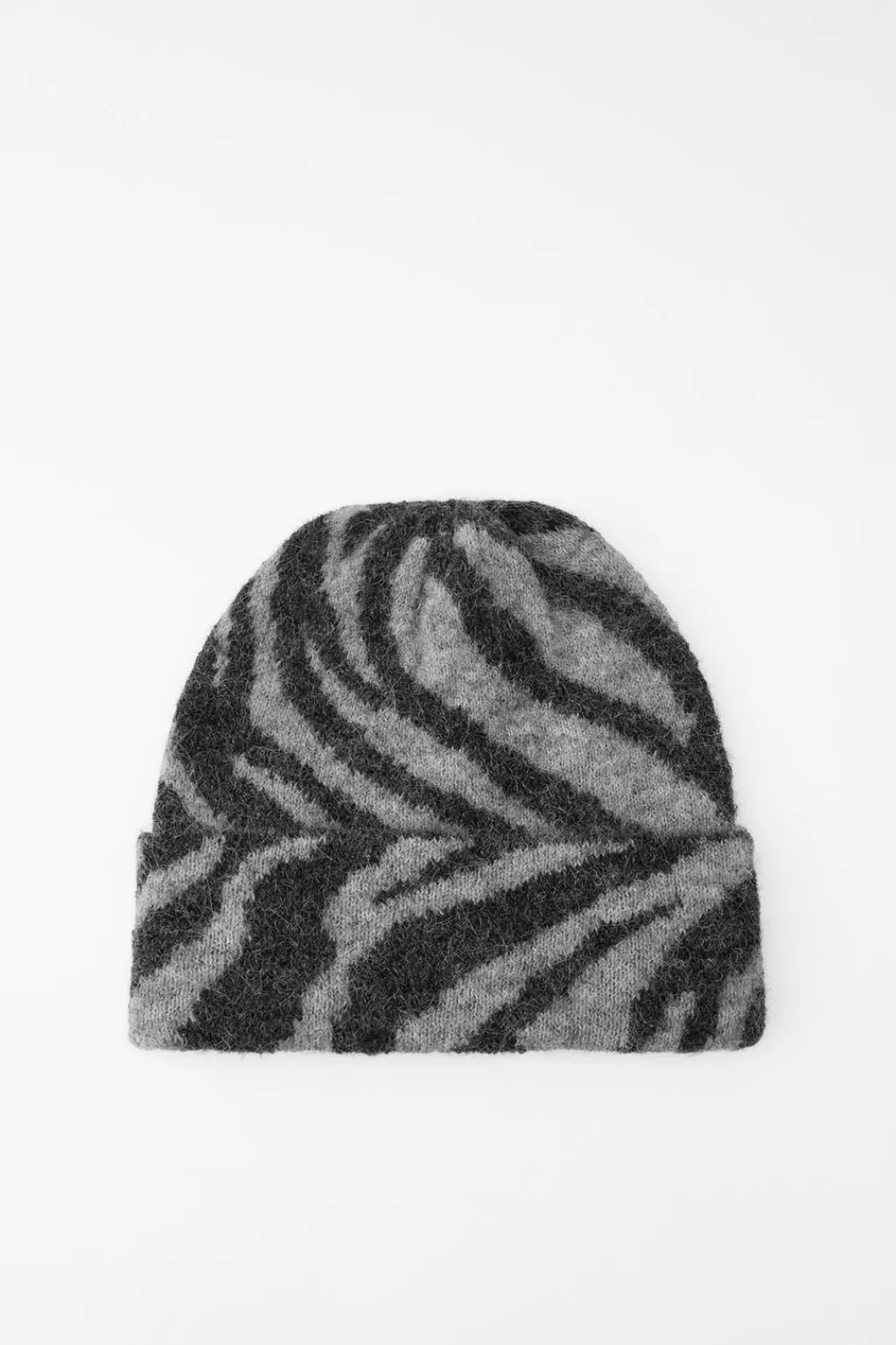 ZARA GORRO BEANIE PUNTO ESTAMPADO ANIMAL<Mujer Accesorios / Bisuteria