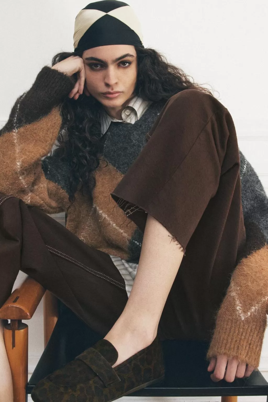 ZARA MOCASÍN ESTAMPADO ANIMAL PELO<Mujer Zapatos