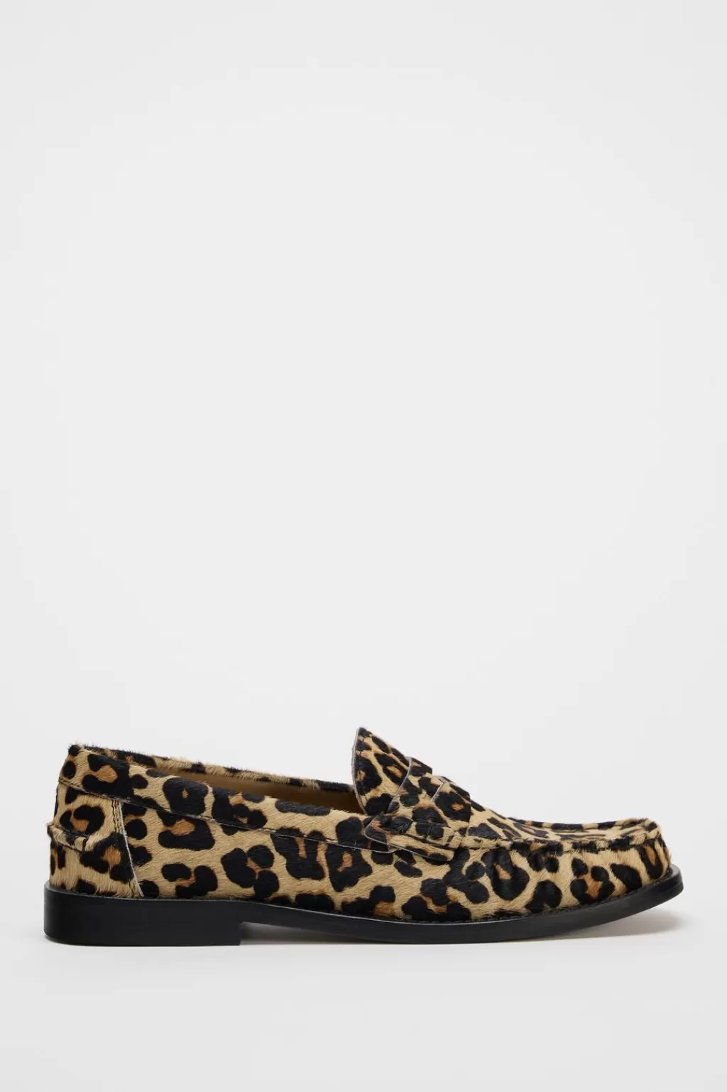 ZARA MOCASÍN ESTAMPADO ANIMAL PIEL<Mujer Zapatos