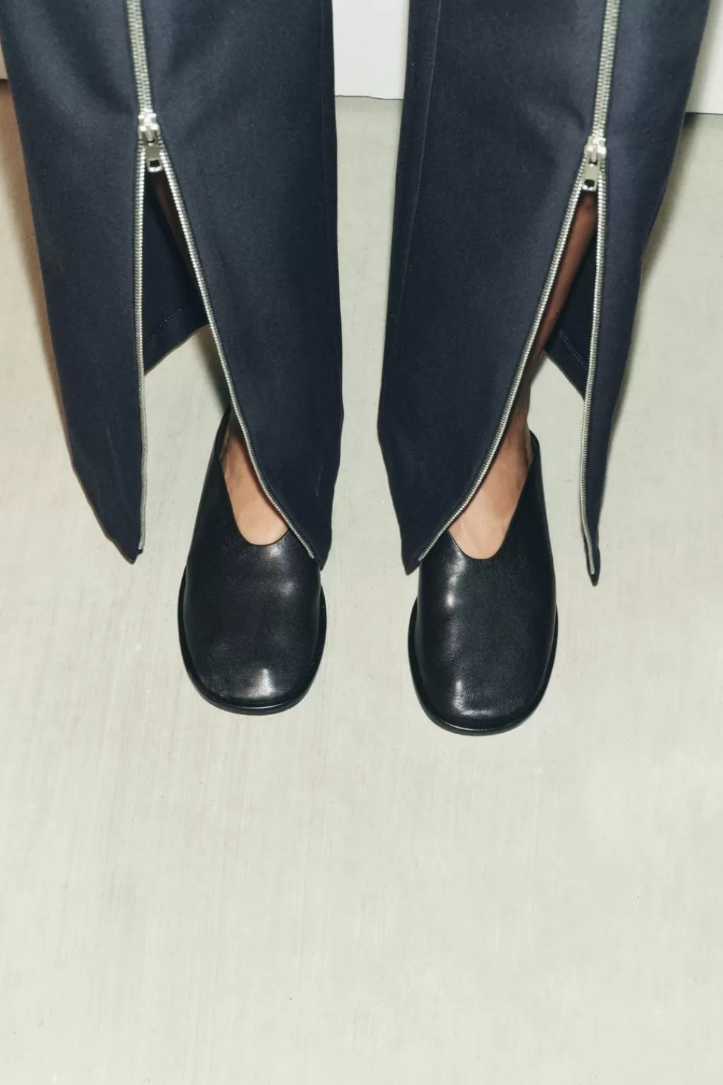 ZARA MULE PLANO PIEL<Mujer Zapatos