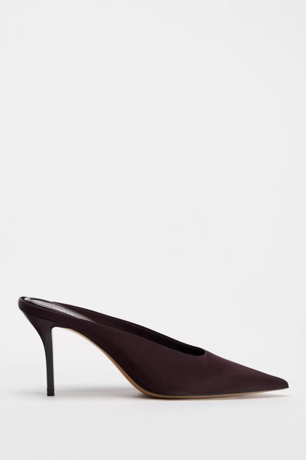 ZARA MULE TACÓN SATINADO<Mujer Zapatos