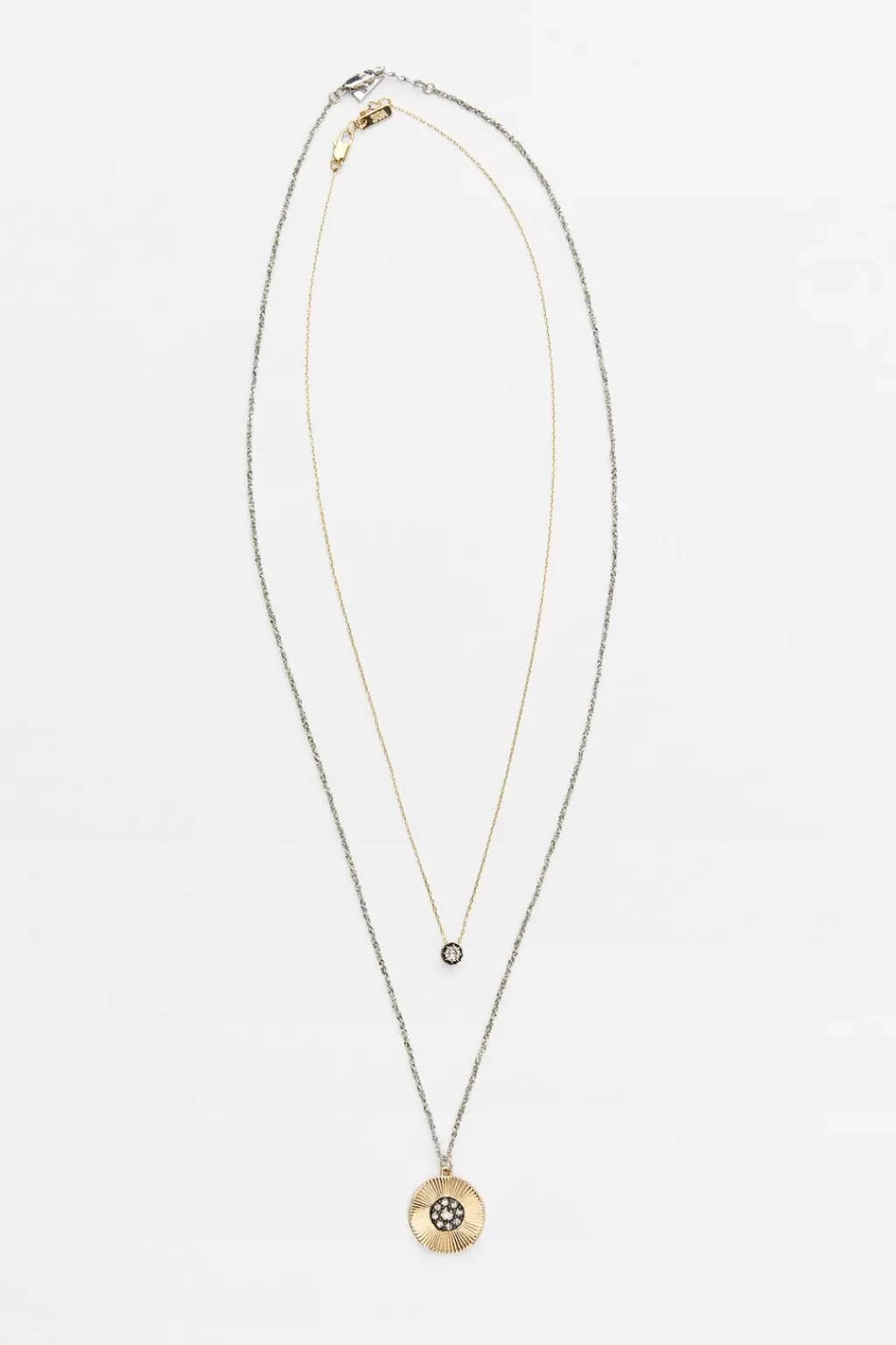 ZARA PACK 2 COLLARES JOYA CHARM<Mujer Accesorios / Bisuteria