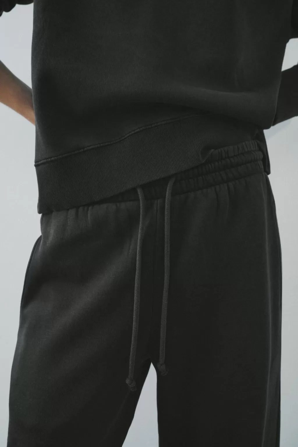 ZARA PANTALÓN ANCHO LAVADO<Mujer Pantalones | Sudaderas / Joggers