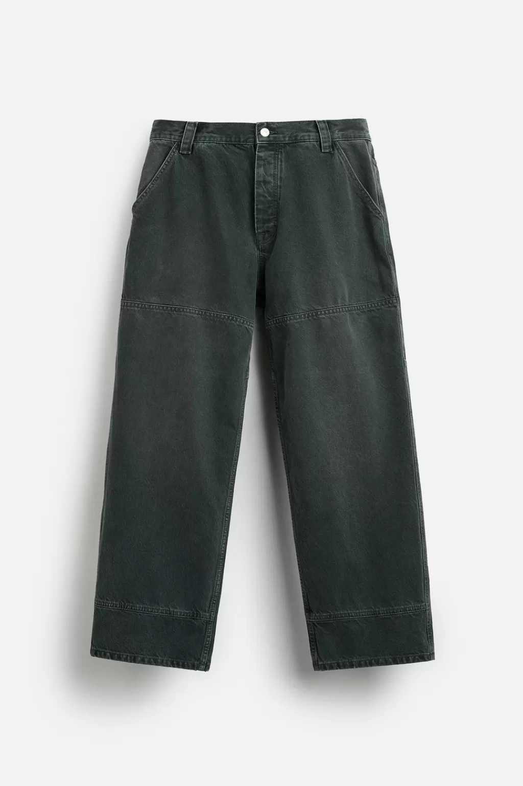 ZARA PANTALÓN BAGGY FIT LAVADO<Hombre Pantalones