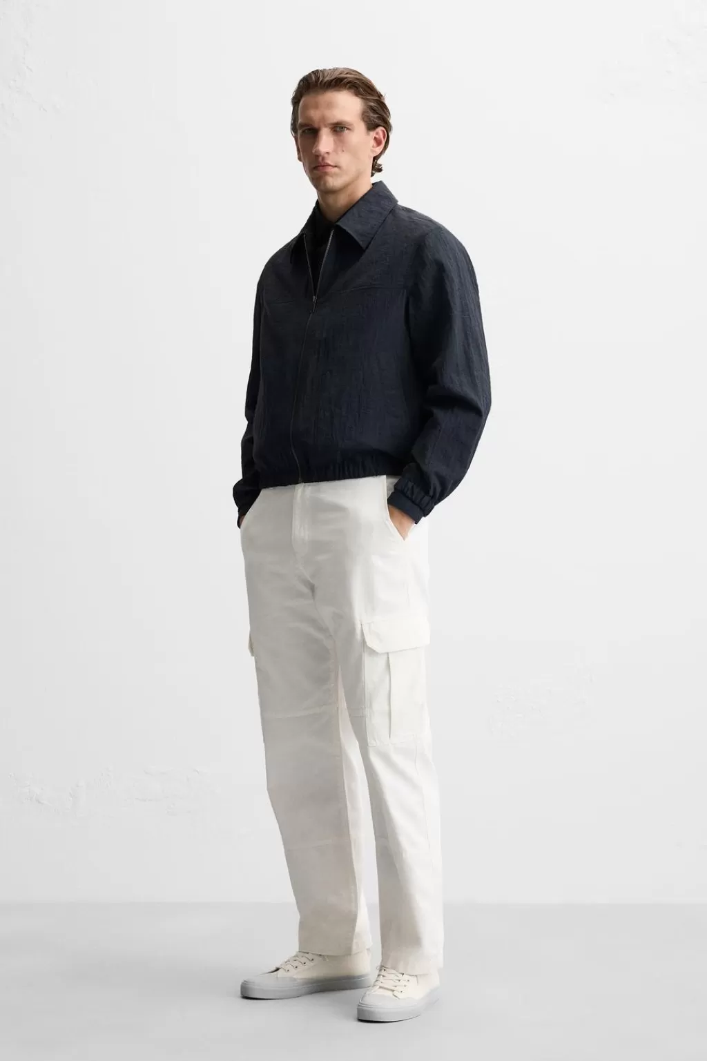 ZARA PANTALÓN CARGO CANVAS<Hombre Pantalones | Cargo