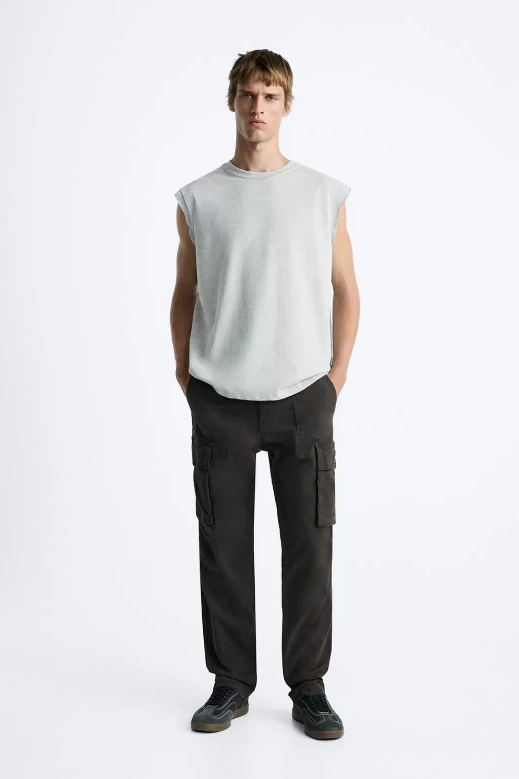 ZARA PANTALÓN CARGO RELAXED FIT<Hombre Pantalones | Cargo