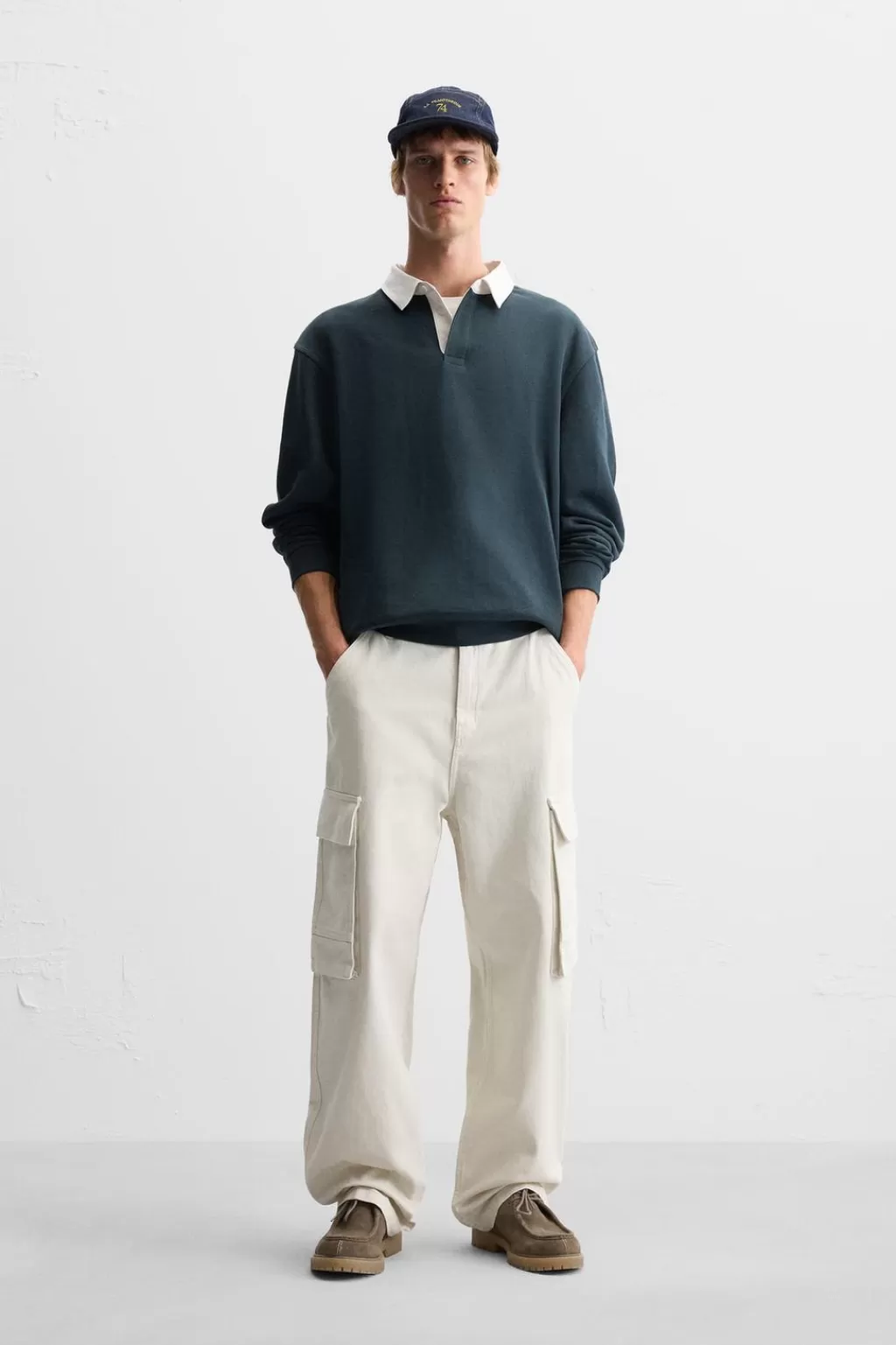 ZARA PANTALÓN CARGO RELAXED FIT<Hombre Pantalones | Cargo