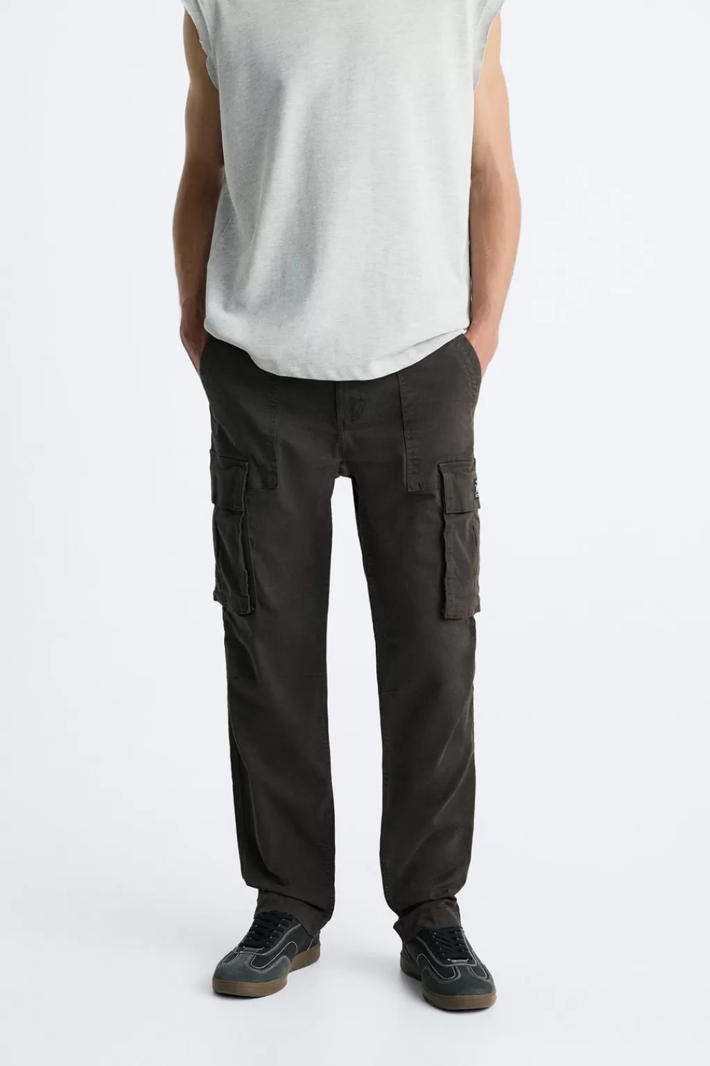 ZARA PANTALÓN CARGO RELAXED FIT<Hombre Pantalones | Cargo