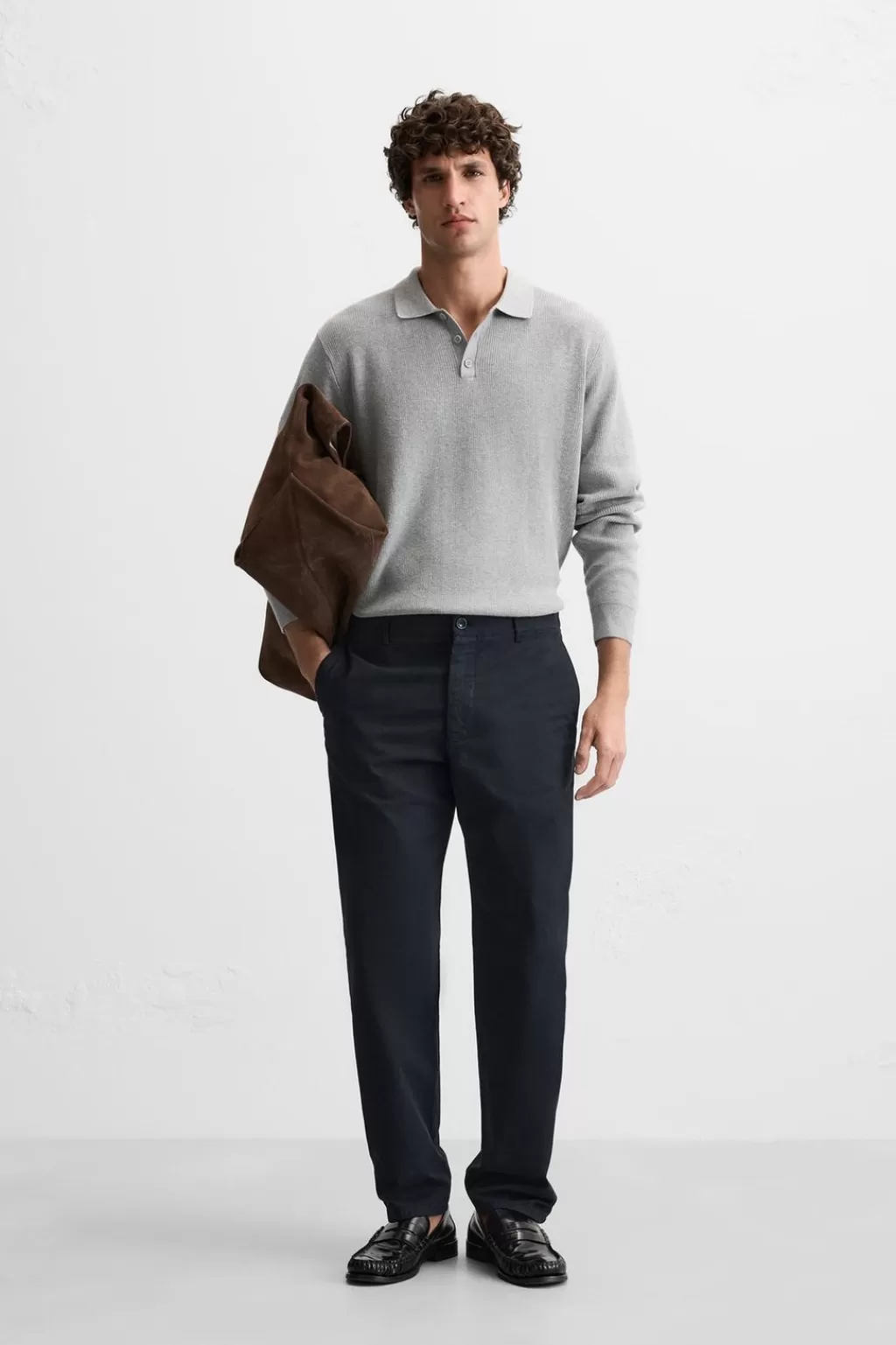 ZARA PANTALÓN CHINO REGULAR FIT<Hombre Pantalones