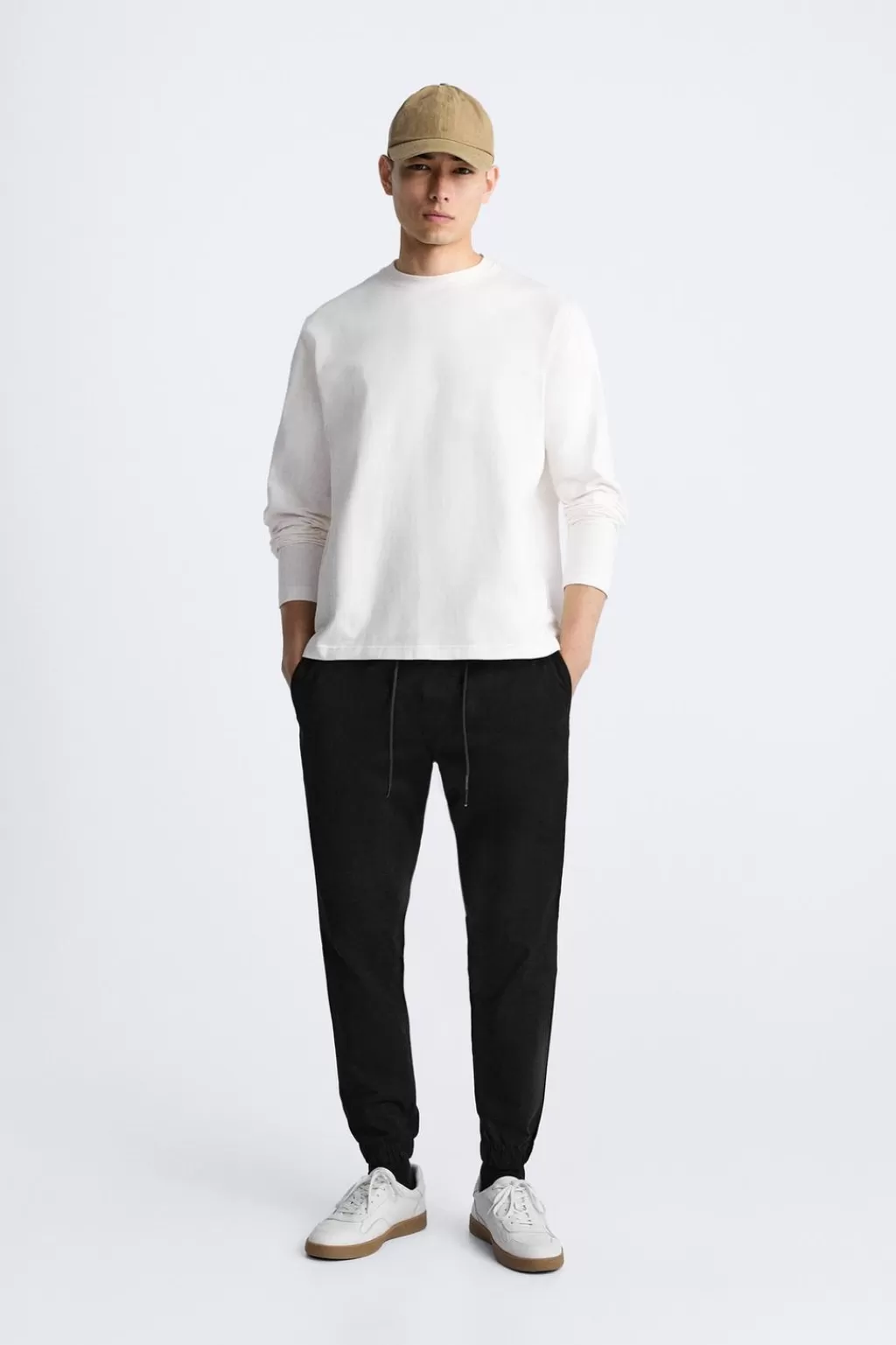 ZARA PANTALÓN CINTURA JOGGER<Hombre Pantalones