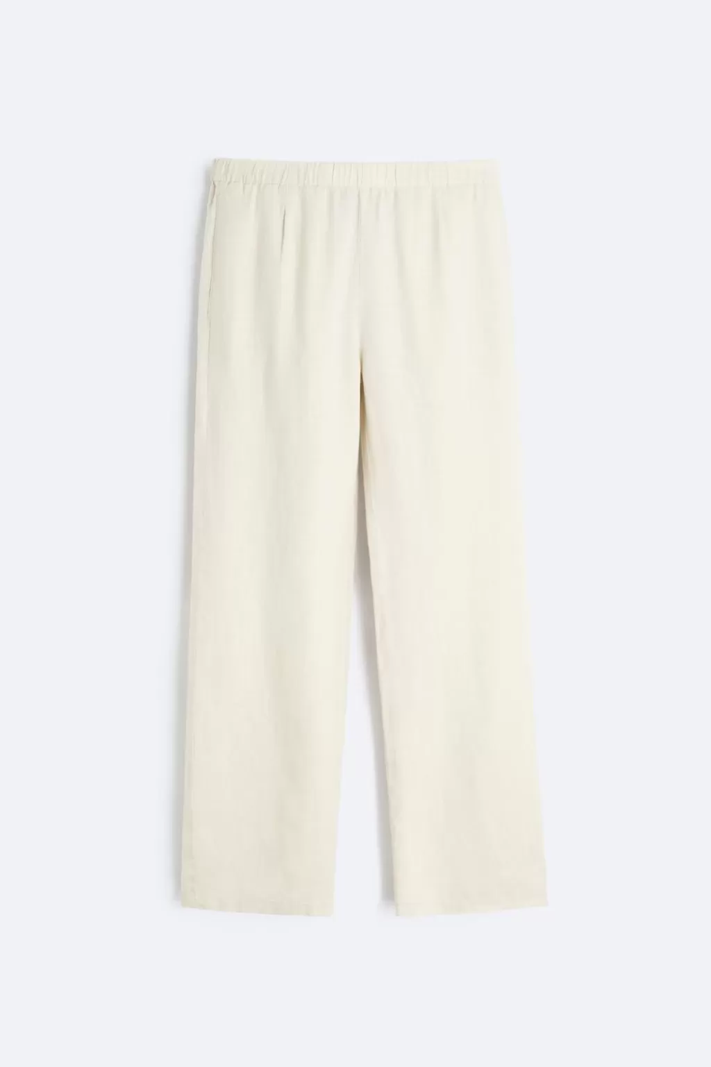 ZARA PANTALÓN CINTURA JOGGER 100% LINO<Hombre Pantalones