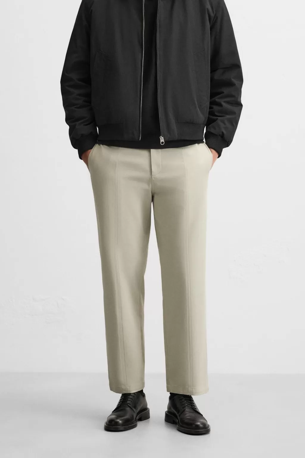 ZARA PANTALÓN ESTRUCTURA COSTURA<Hombre Pantalones