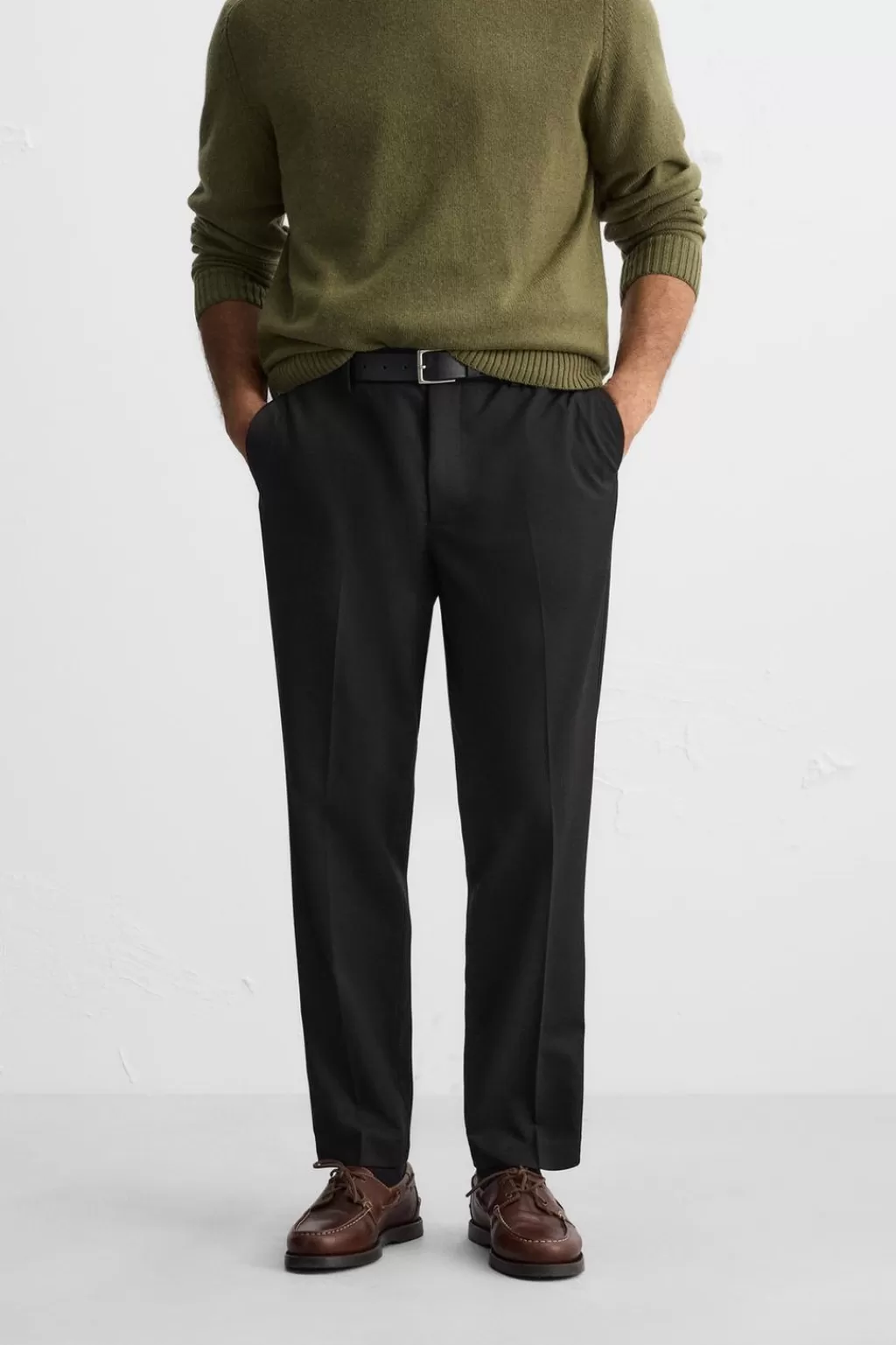 ZARA PANTALÓN ESTRUCTURA TWILL<Hombre Pantalones
