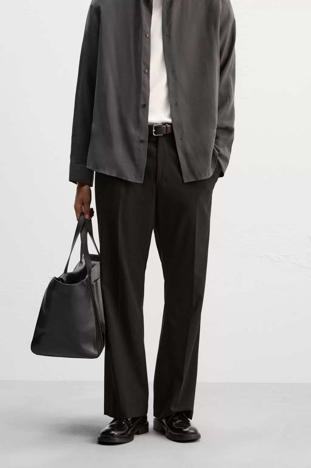 ZARA PANTALÓN FLARED FIT<Hombre Pantalones