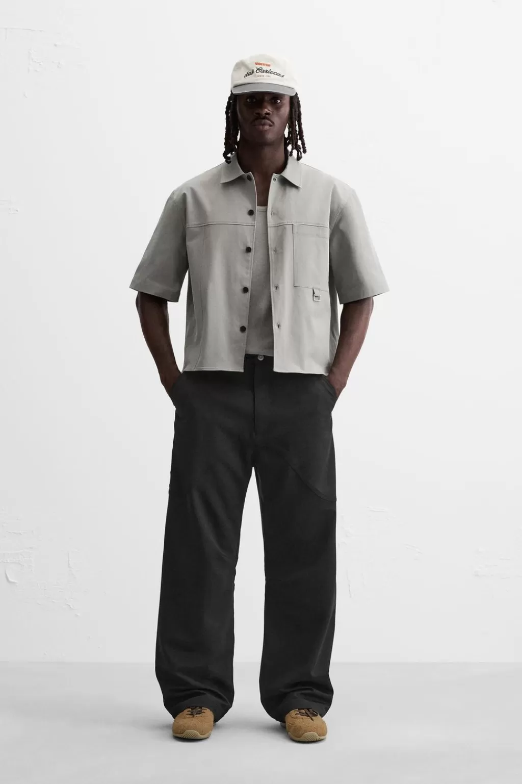 ZARA PANTALÓN FLARED FIT COSTURAS<Hombre Pantalones