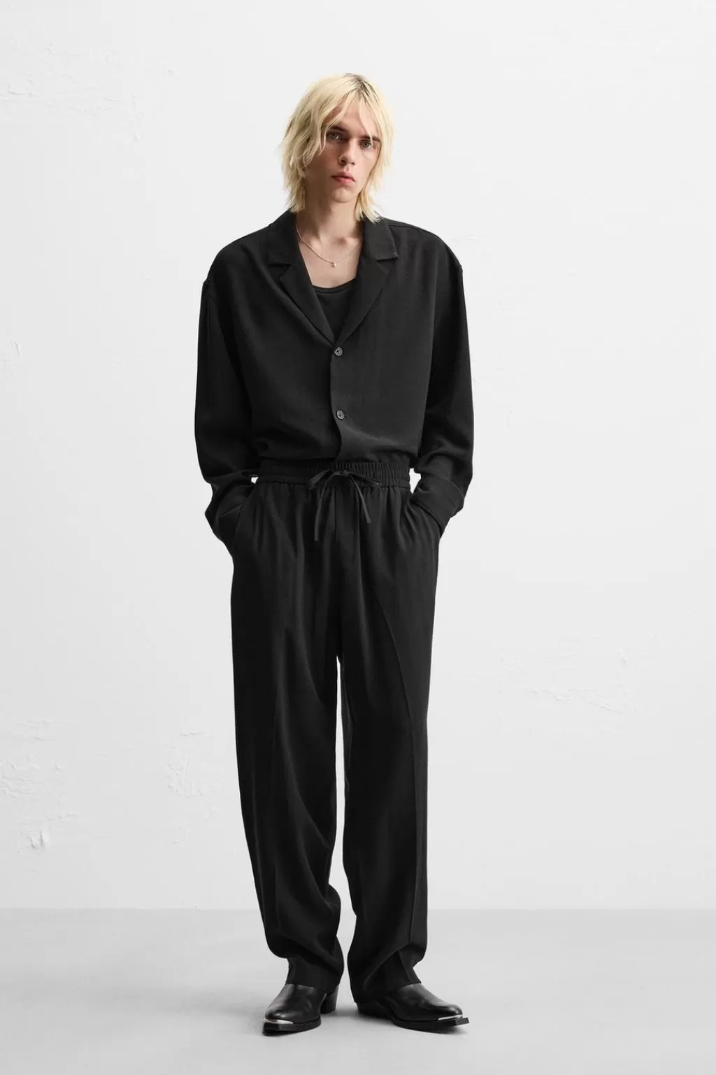 ZARA PANTALÓN FLUIDO<Hombre Pantalones