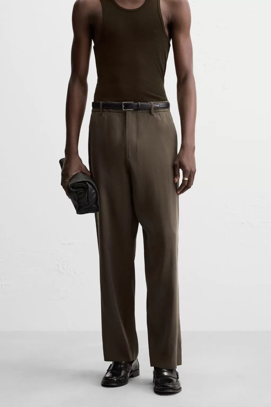 ZARA PANTALÓN FLUIDO<Hombre Pantalones