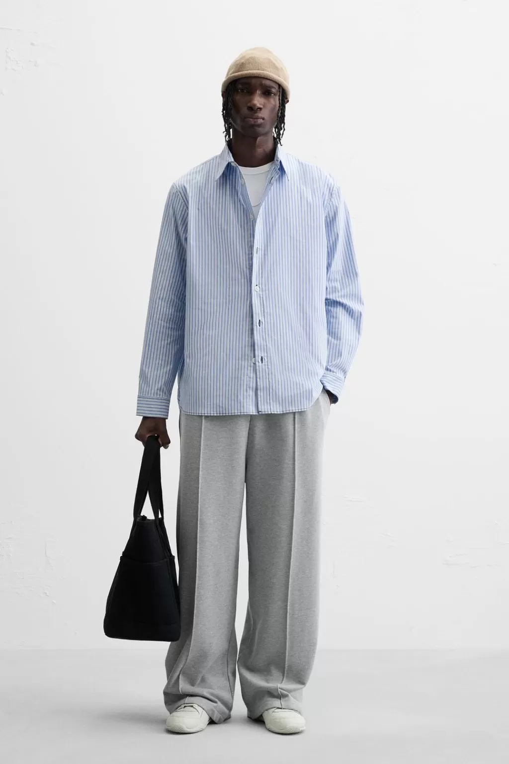 ZARA PANTALÓN JOGGER COSTURAS<Hombre Pantalones