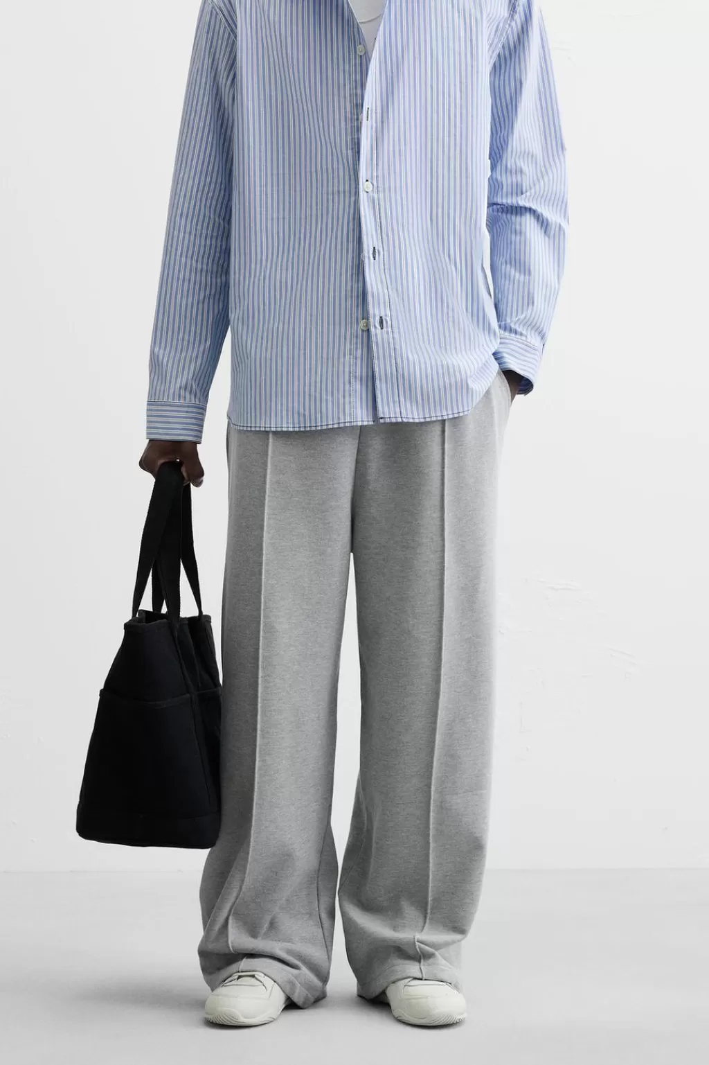 ZARA PANTALÓN JOGGER COSTURAS<Hombre Pantalones