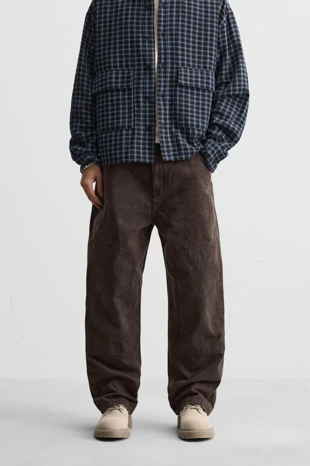 ZARA PANTALÓN LAVADO<Hombre Pantalones