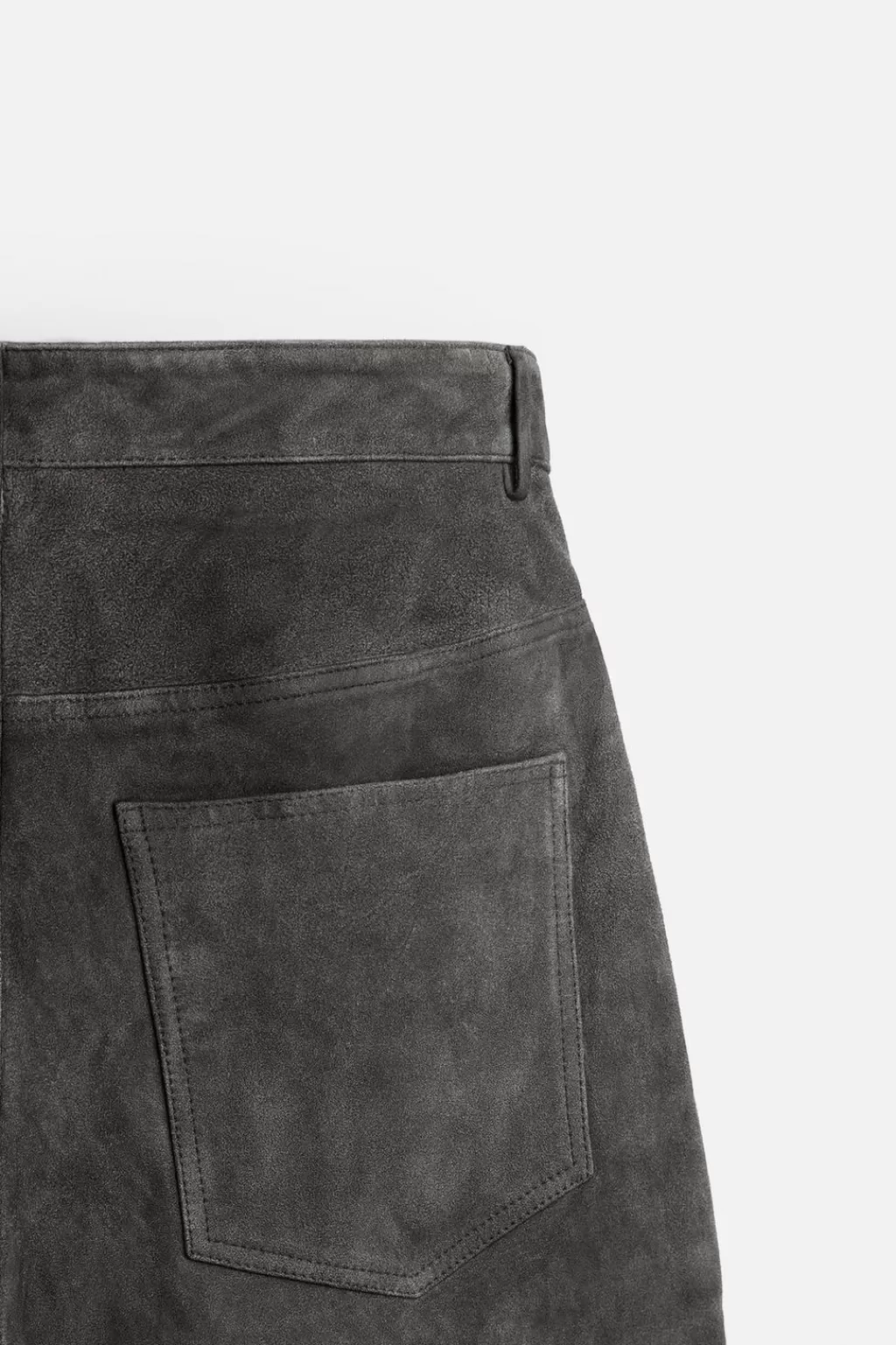 ZARA PANTALÓN PIEL EFECTO VINTAGE<Hombre Pantalones
