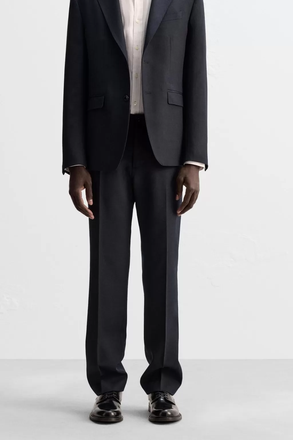 ZARA PANTALÓN REGULAR FIT LANA<Hombre Pantalones