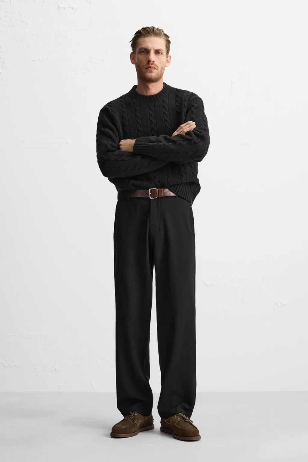 ZARA PANTALÓN RELAXED FIT<Hombre Pantalones