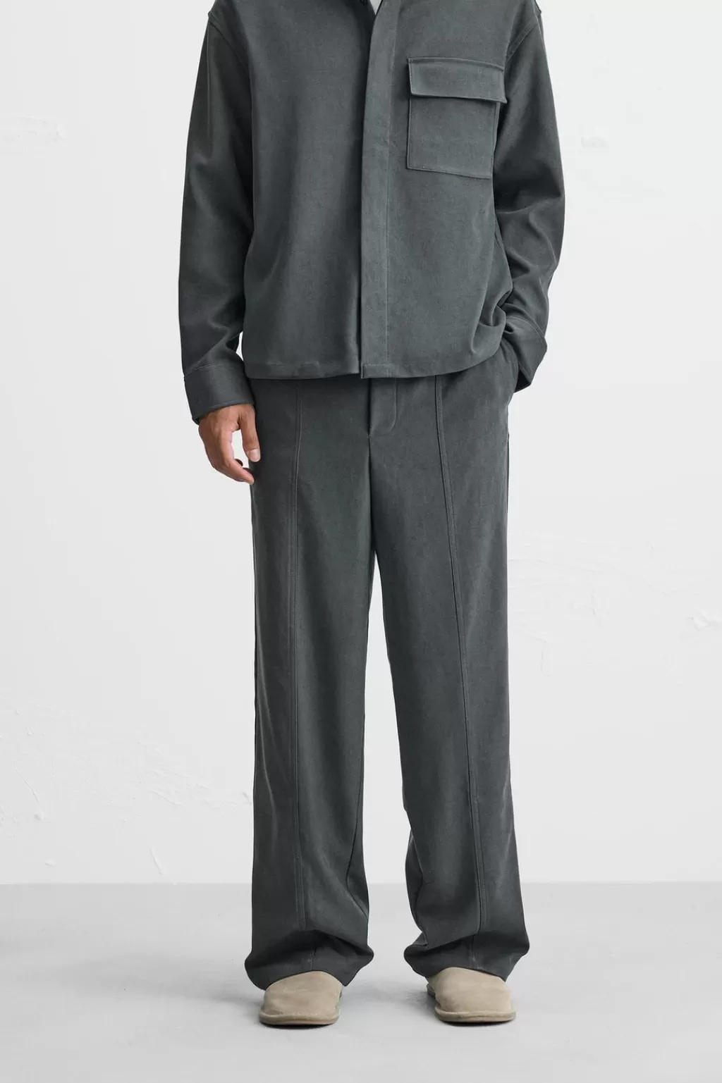 ZARA PANTALÓN SOFT CINTURA JOGGER<Hombre Pantalones