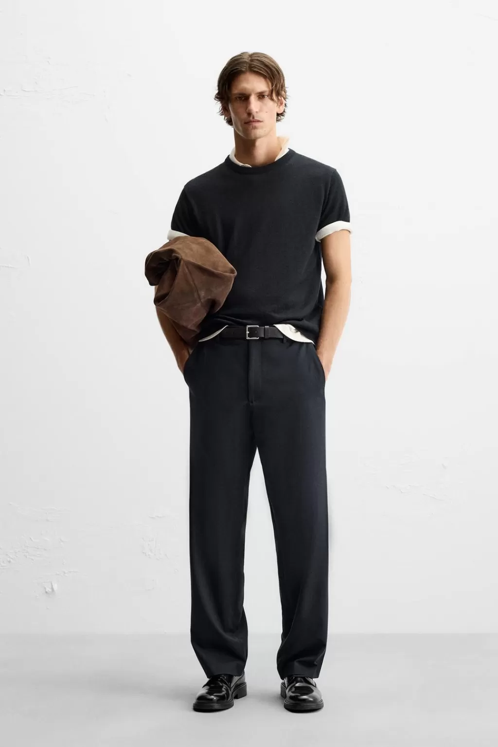 ZARA PANTALÓN STRAIGHT FIT<Hombre Pantalones