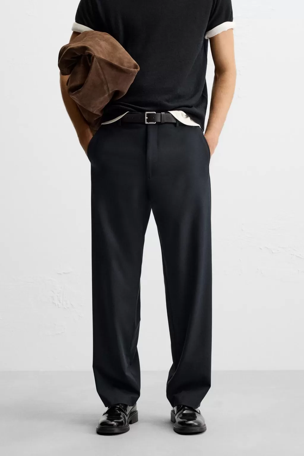 ZARA PANTALÓN STRAIGHT FIT<Hombre Pantalones