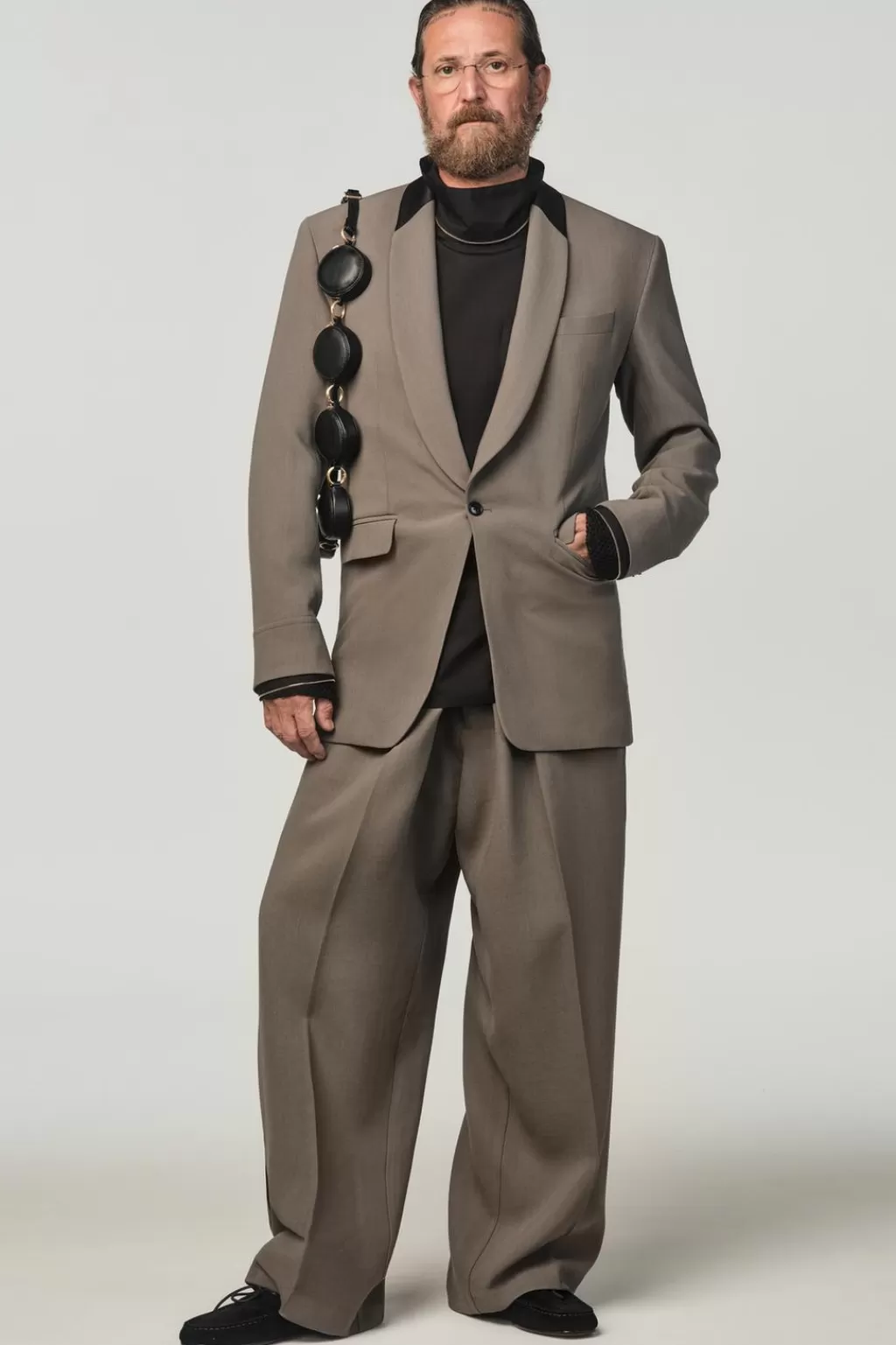 ZARA PANTALÓN TRAJE CONTRASTE X STEFANO PILATI<Hombre Pantalones