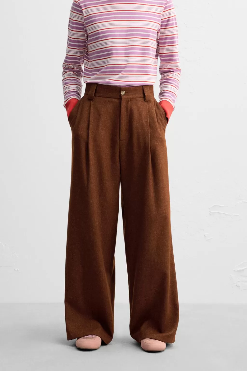 ZARA PANTALÓN WIDE FIT X HARRY LAMBERT<Hombre Pantalones