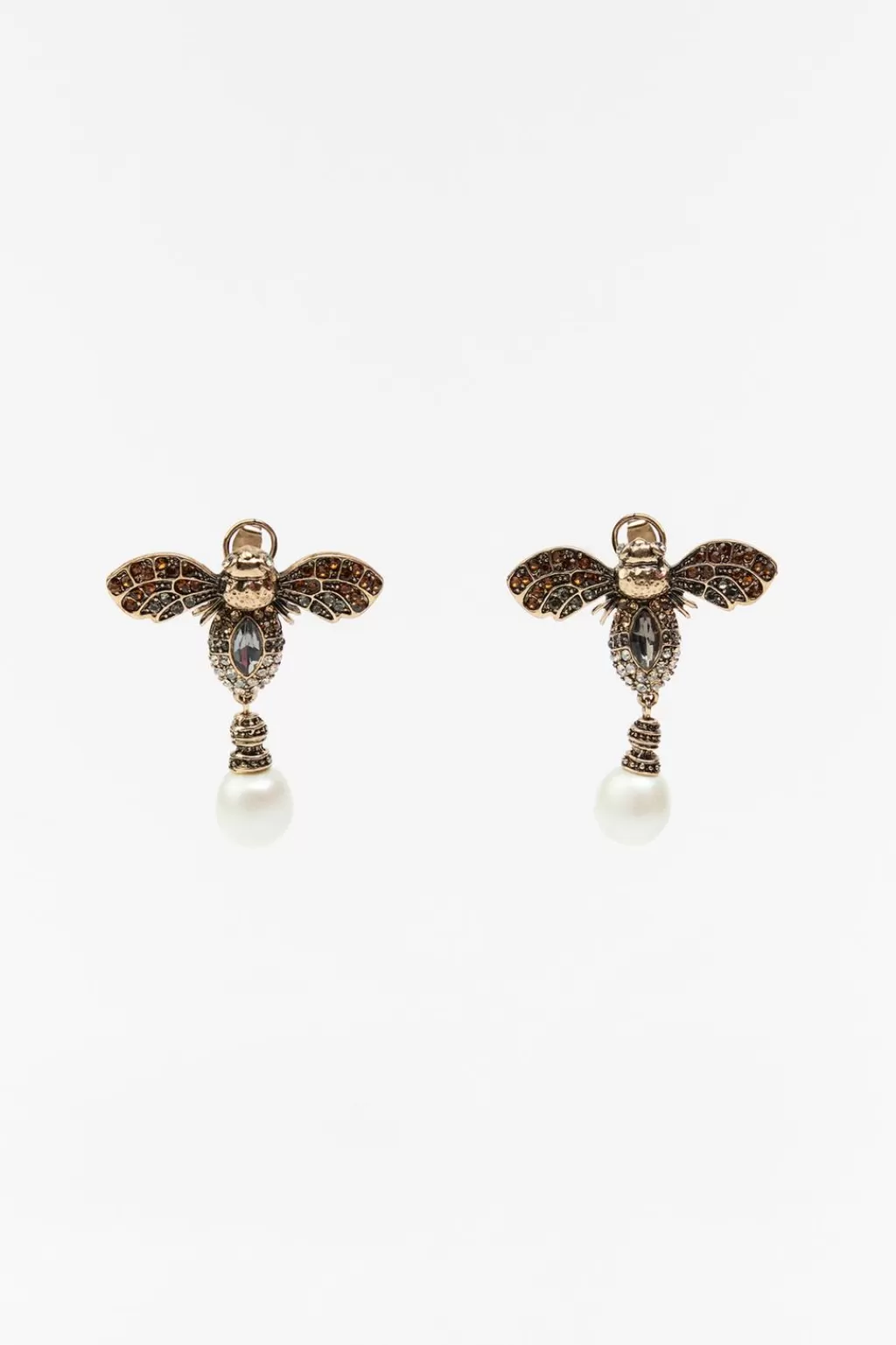 ZARA PENDIENTES ABEJA JOYAS<Mujer Accesorios / Bisuteria