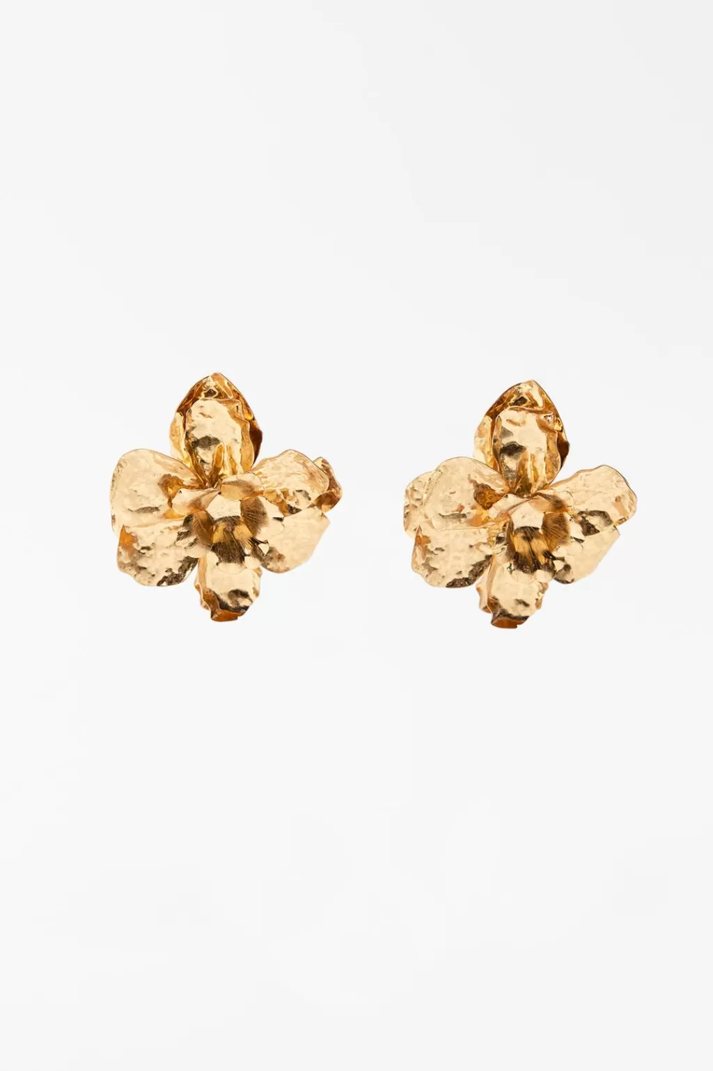 ZARA PENDIENTES FLOR<Mujer Accesorios / Bisuteria