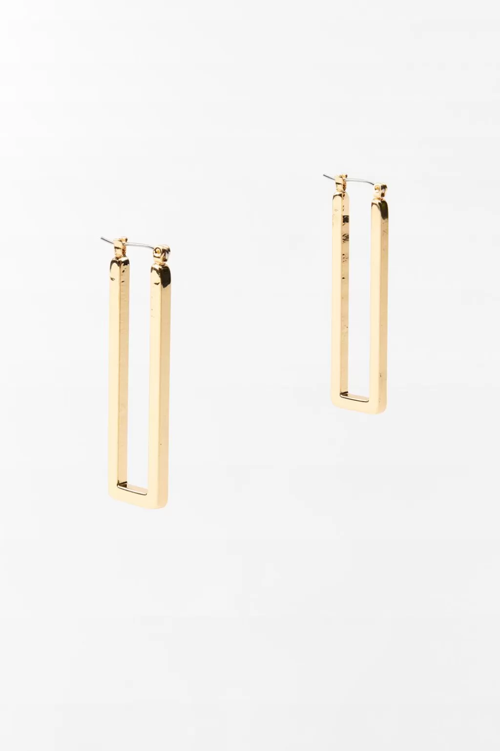 ZARA PENDIENTES LARGOS RECTANGULARES<Mujer Accesorios / Bisuteria