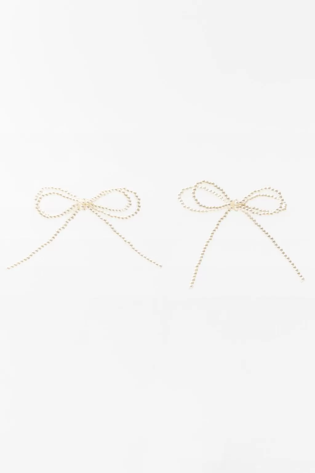 ZARA PENDIENTES LAZOS PERLAS<Mujer Accesorios / Bisuteria