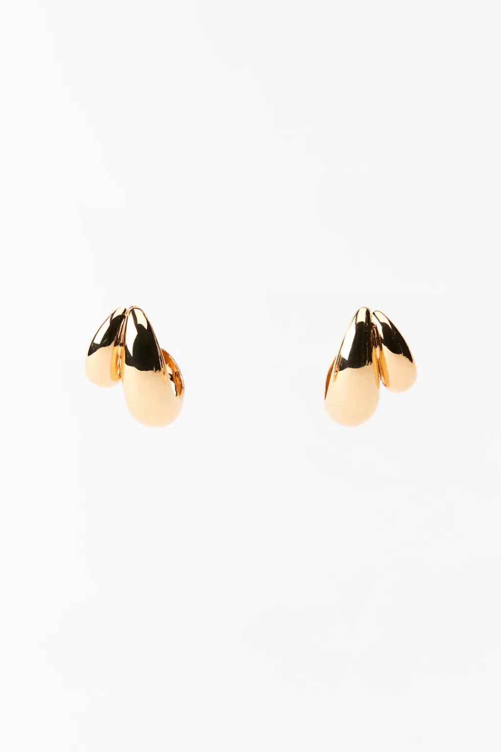 ZARA PENDIENTES MEDIO ARO DOBLE<Mujer Accesorios / Bisuteria