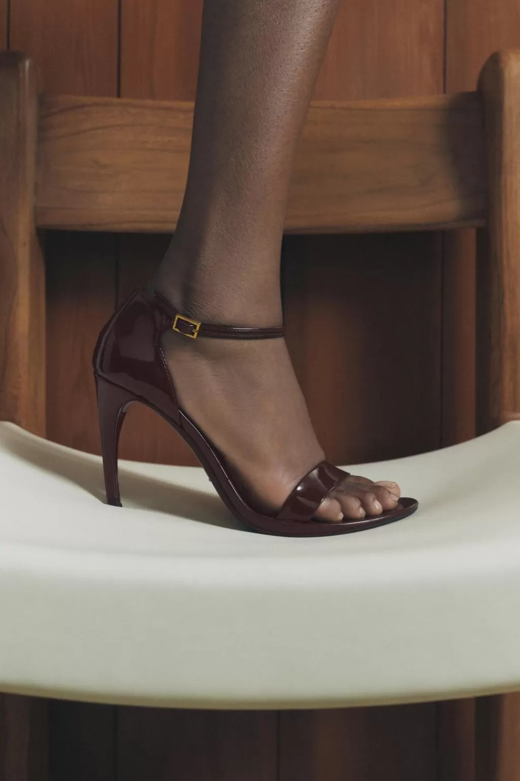 ZARA SANDALIA ACHAROLADA TIRA<Mujer Zapatos