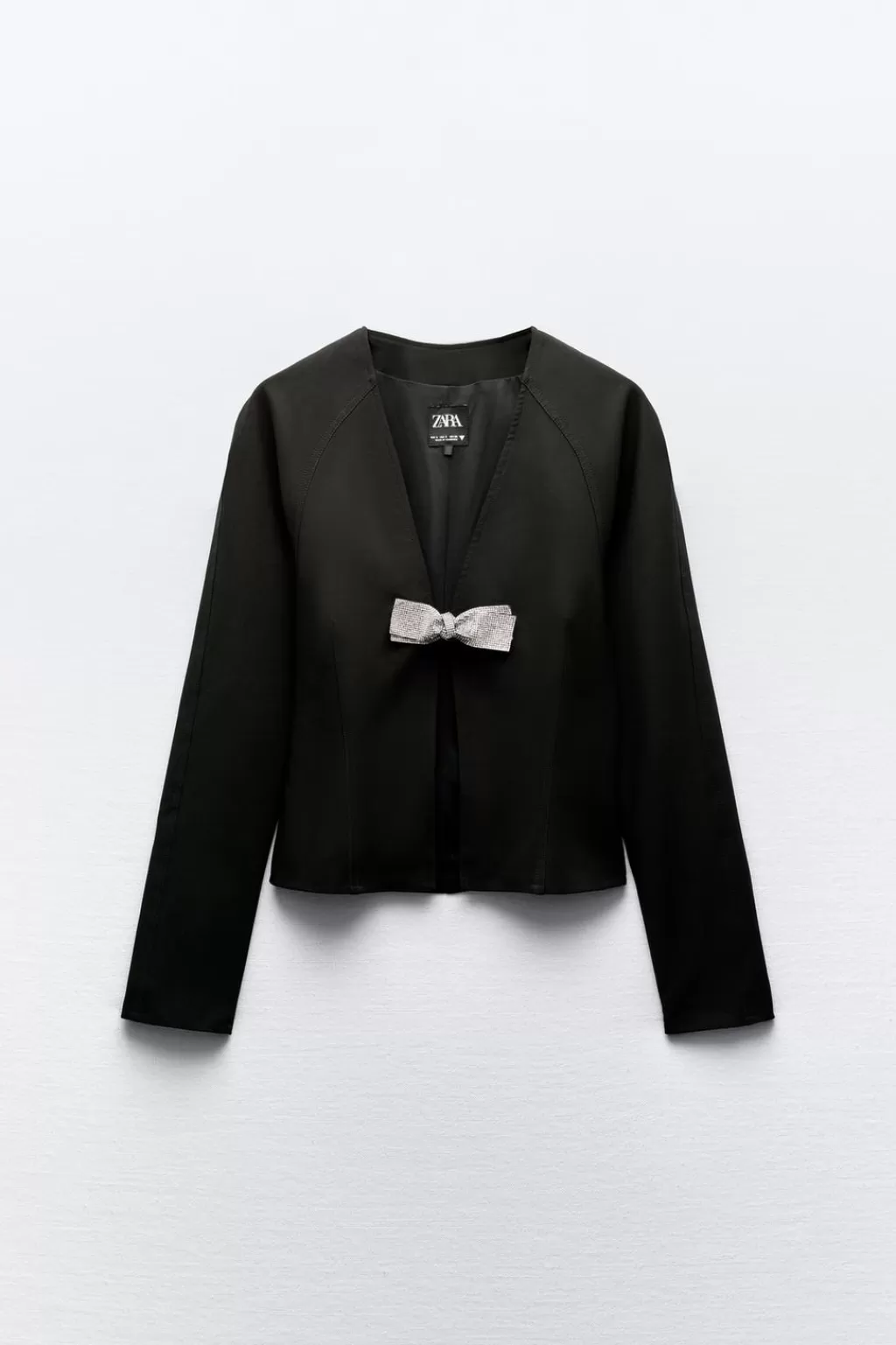 ZARA TOP ENTALLADO LAZO JOYA<Mujer Chaquetas / Cazadoras | Tops / Bodies