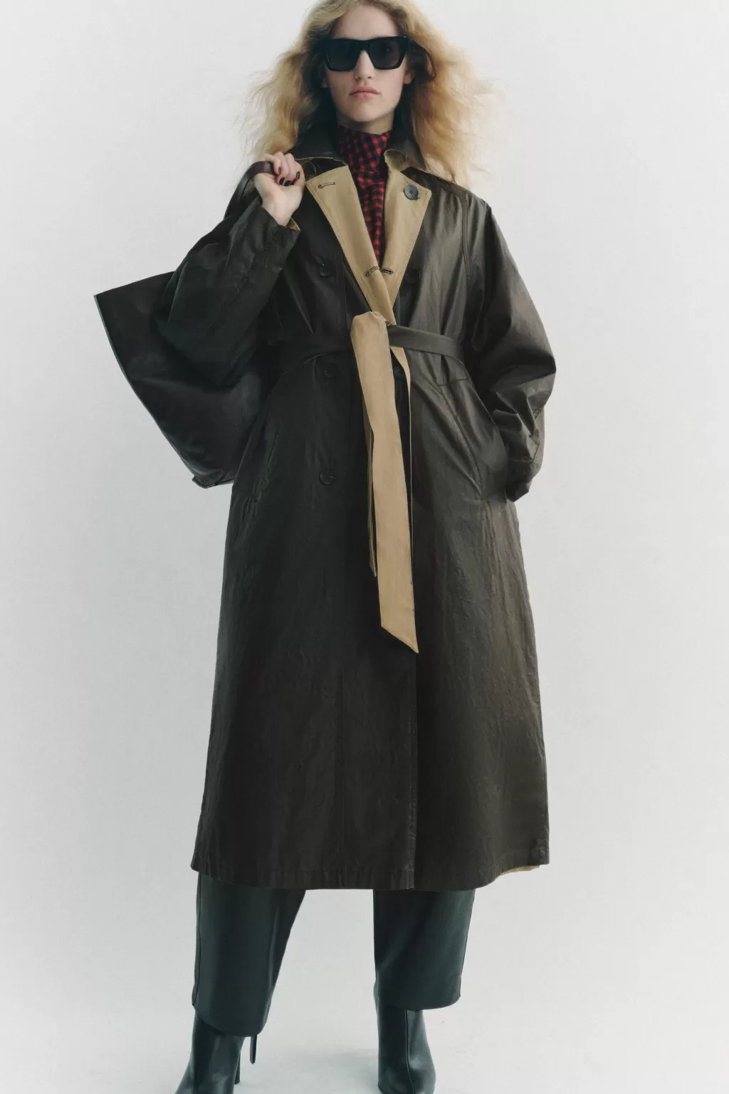 ZARA TRENCH REVERSIBLE ZW COLLECTION<Mujer Abrigos / Anoraks