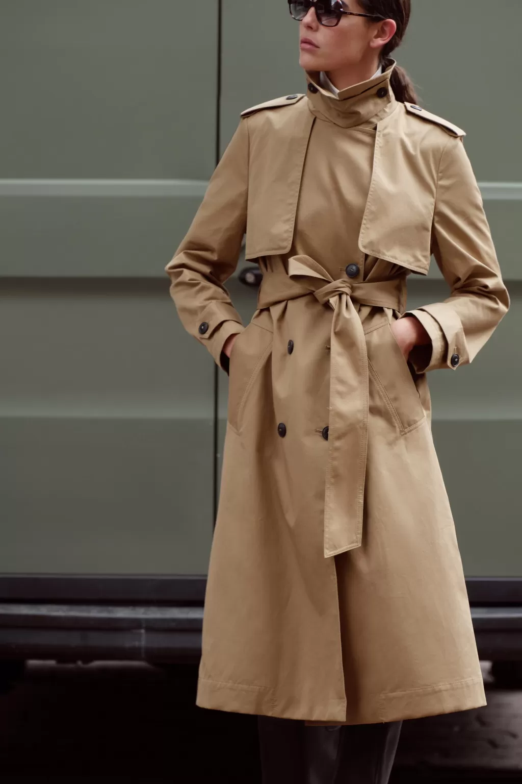 ZARA TRENCH WATER REPELLENT ZW COLLECTION<Mujer Abrigos / Anoraks