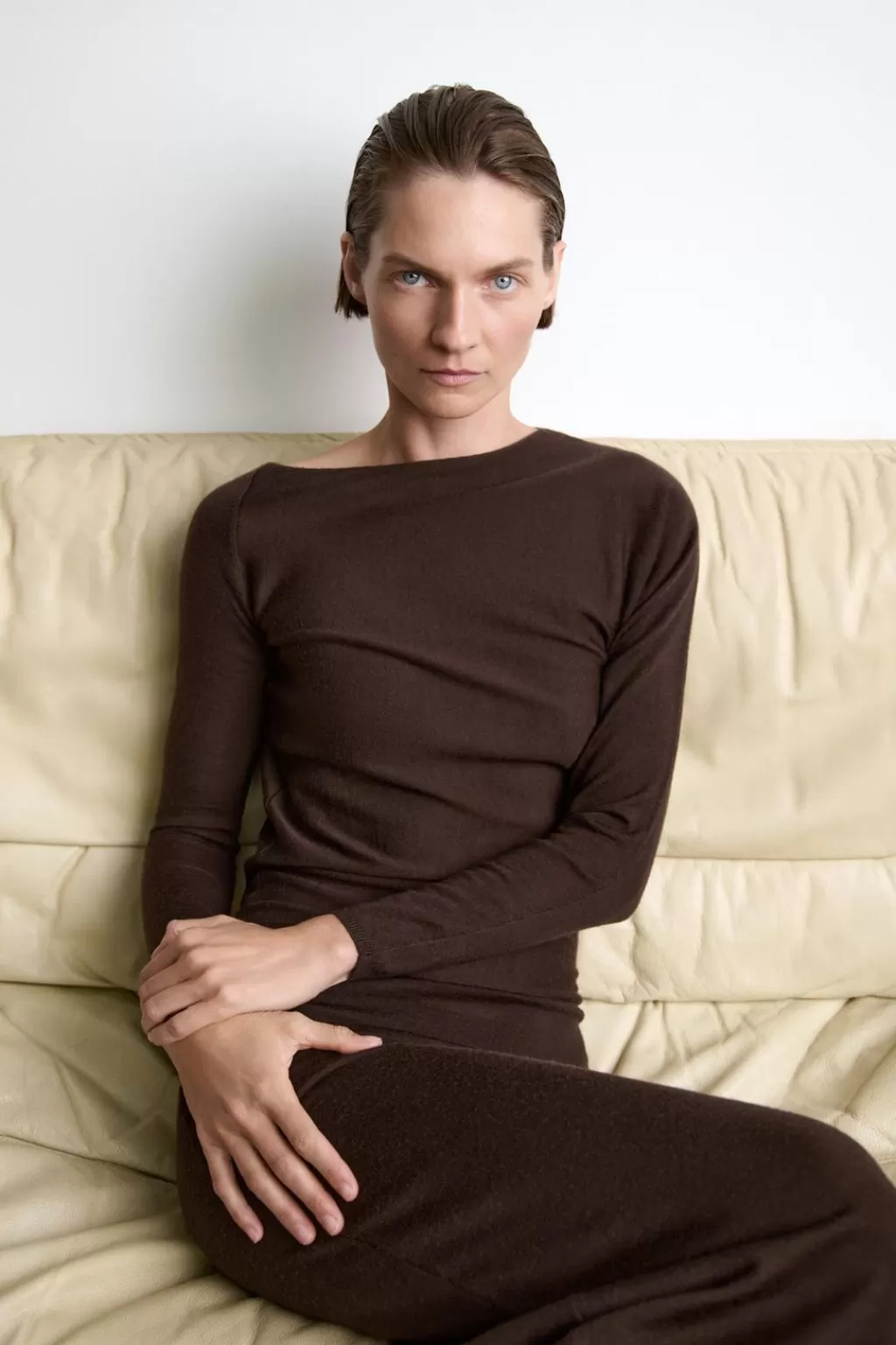 ZARA VESTIDO MIDI 100% LANA<Mujer Vestidos | Cárdigan / Jerséis