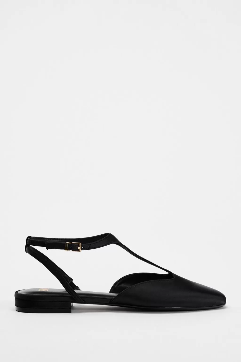 ZARA ZAPATO PLANO SATINADO<Mujer Zapatos